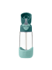 B. Box Tritan-Flasche mit Trinkhalm 450 ml Emerald Forest in Grün