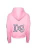 Roberto Geissini Patch Hoodie Davina Pink