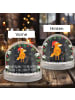 Mr. & Mrs. Panda Schneekugel Fuchs Weihnachten mit Spruch in Kreidetafel