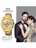 Festina Chronograph-Armbanduhr Festina Timeless Chronograph gold groß (ca. 45mm)