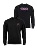 Cotton Prime® Street Art Sweatshirt "Tokio" - Weltenbummler Kollektion in Schwarz