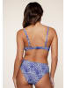 LINGADORE Bikini Short Blau weiss Druck