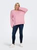 ONLY Carmakoma Strickpullover in Romance Rose 1