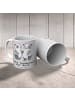 Mr. & Mrs. Panda Kaffeetasse Panda Beste Schwester der Welt mit ... in Grau Pastell