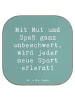 Mr. & Mrs. Panda Untersetzer Spruch Neue Sportart versuchen mit ... in Meeresbrise