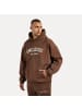 SMILODOX Hoodie Kayson in Dunkelbraun