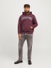 JACK & JONES PLUS Kapuzenpullover in Vineyard Wine