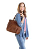 Samantha Look Shopper echt Leder in cognac