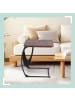 relaxdays Beistelltisch in Braun/ Schwarz - (B)51 x (H)64 x (T)35 cm