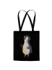 Mr. & Mrs. Panda Tote Bag Pinguin Marienkäfer ohne Spruch in Schwarz