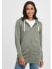 Oxmo Kapuzensweatjacke OXVicky Straight Sweat Zip-Hoodie in Grün