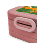 Mr. & Mrs. Panda MEPAL Bentobox Fuchs Ballerina Design mit Spruch in Rot Pastell
