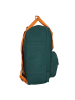 FJÄLLRÄVEN Kanken Mini Rucksack 29 cm in arctic green-spicy orange