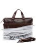 BACCINI Leder-Laptoptasche 15" Leder Businesstasche Unisex LEANDRO in braun