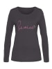 VIVANCE DREAMS Pyjama in anthrazit, anthrazit- gemustert