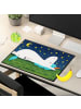 Mr. & Mrs. Panda Tischmatte Einhorn Sternenhimmel Design ohne Sp... in Weiß