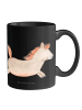 Mr. & Mrs. Panda Tasse Pferd Springen ohne Spruch in Schwarz