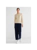 Street One Langarmshirt in light smooth sand melange