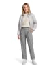BETTY & CO Stiefelhose mit Bügelfalte in Grey Melange