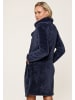 Linga Dore - Fluffy Kleid in Dark denim