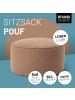 Lumaland Comfort Line Sitzsack-Hocker 25 x 45 cm Bodenkissen Bean Bag Pouf