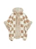 Usha Women Poncho in Beige Wollweiss