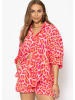 SASSYCLASSY Oversize Musselin Bluse in Pink