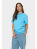 SAINT TROPEZ Trackjacket-sweat JoolsSZ Lockere Passform in Ethereal Blue
