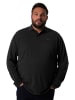 Men Plus Poloshirt in schwarz