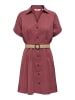 ONLY Hemdblusenkleid in Ruby Wine