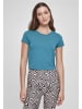 Urban Classics Cropped Tee in watergreen