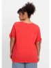 sheego Shirt in rot