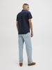 Jack & Jones Kurzarm FreizeitHemd für Herren in blau