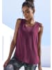 LASCANA ACTIVE Tanktop in dunkelrot