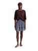 Marc O'Polo DENIM Kurzarm-Pullover relaxed in Burnt Aubergine
