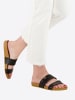 Reef Slipper Cushion Vista Perf in Black/Tan