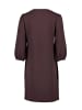 Zero  Sweatkleid mit 3/4 Arm in Chocolate Plum
