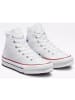 Converse Sneaker CHUCK TAYLOR EVA LIFT CANVAS PLATFORM in white-garnet-navy