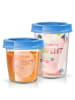 Philips Avent 41-tlg. Nahrungs-Mehrwegbecher-Set SCF72 in blau