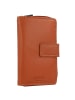 mano Donna Giulia Geldbörse Leder 10,5 cm cognac