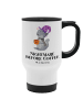 Mr. & Mrs. Panda To-Go-Becher Kater Kaffee mit Spruch in Weiß
