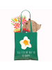 Mr. & Mrs. Panda Tasche Spiegelei Ei mit Spruch in Mint