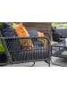 ebuy24 Gartenset Viga 2 Schwarz 100 x 60 cm