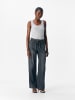 Object Wide Leg Jeans in Medium Grey Denim