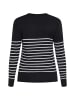 SANIKA Damen Cardigan in SCHWARZ WEISS