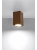 Nice Lamps Deckenleuchte SONA 10 Eiche holz (L)6cm (B)6cm (H)10cm