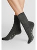 Hudson Socken Homepads antirutsch in Grau-mel.