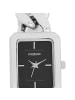 Oozoo Analog-Armbanduhr Oozoo Timepieces silber extra groß (ca. 31x24mm)