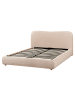 Beliani Doppelbett BLAGNAC in Beige - (W) 180 x (H) 98 x (L) 228 cm