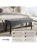 tectake Sitzbank gepolstert, Belastbarkeit 220 kg, 95 x 38 x 45 cm
